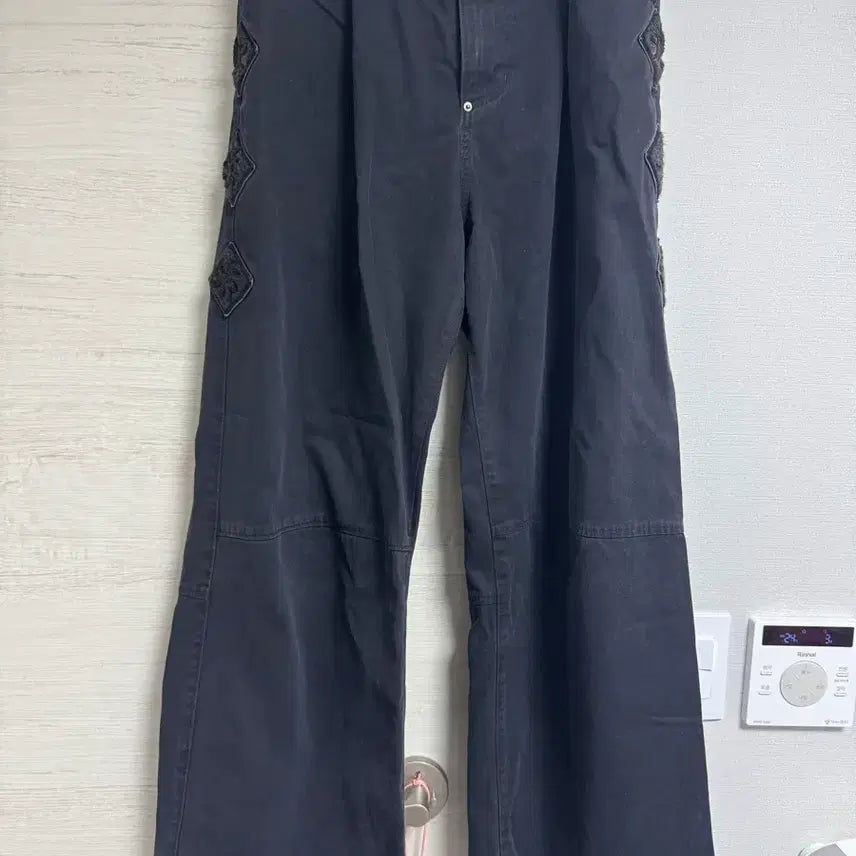 [BUNJANG] Polytelu Hank Goshima Dark Charcoal Navy Cotton Pants / 폴리테루 행크 고시마 다크차콜네이비 3size 팝니다