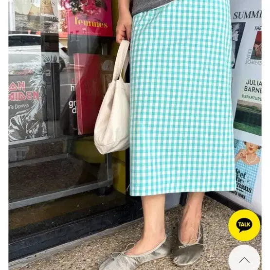 [BUNJANG] D.GREES Marie Gingham Check Skirt / 디그리스 마리 깅엄체크 스커트(MADE) S