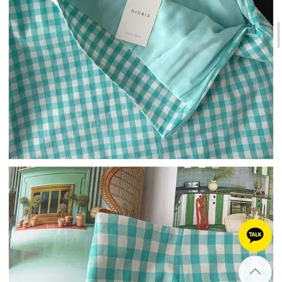[BUNJANG] D.GREES Marie Gingham Check Skirt / 디그리스 마리 깅엄체크 스커트(MADE) S