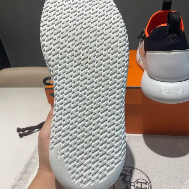 [BUNJANG] Hermès Dual Sneakers Black and White 41.5 / 에르메스 듀얼스니커즈 검흰 41.5