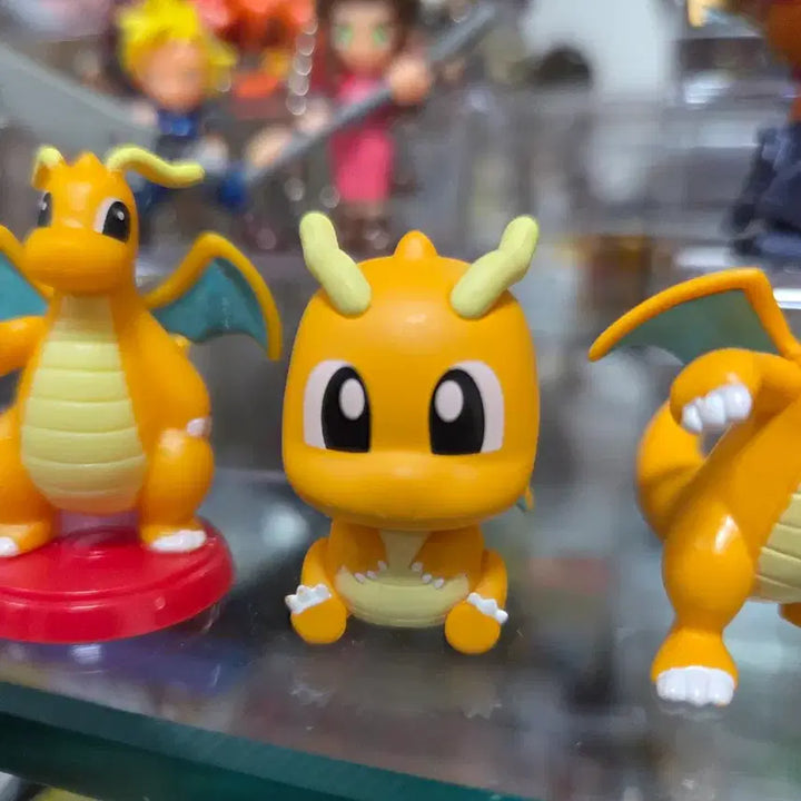 [BUNJANG] Pokemon Dragonite Figure Bundle Set / 포켓몬 망나뇽 피규어 가챠 3종 일괄