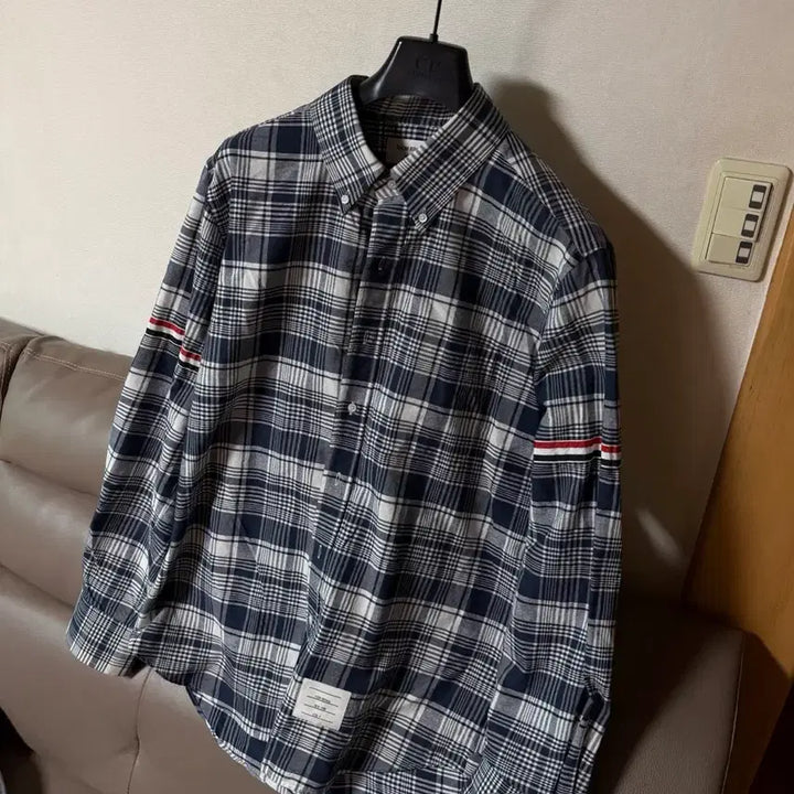 [BUNJANG] Thom Browne Checkered Shirt Size 4 / 톰브라운 체크셔츠 4사이즈