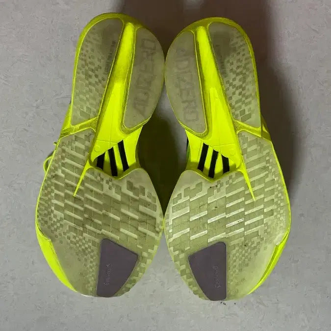 [BUNJANG] Adidas Adizero Adios Pro 4 Neon Running Shoes / [265] 아디다스 아디제로 아디오스 프로4 형광 네온