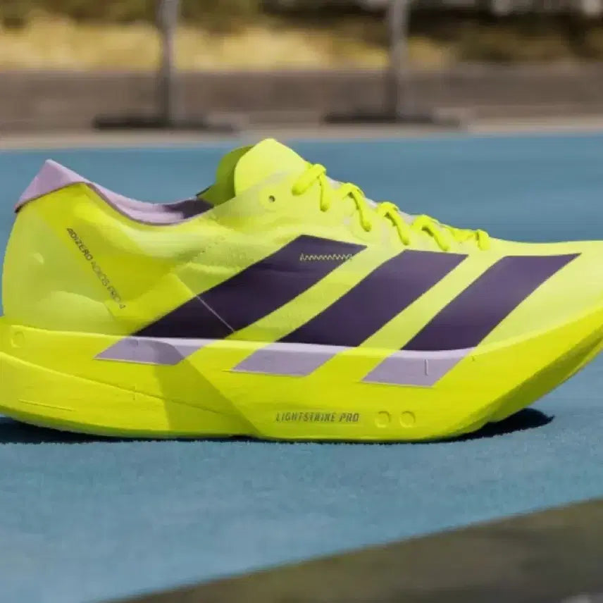 [BUNJANG] Adidas Adizero Adios Pro 4 Neon Running Shoes / [265] 아디다스 아디제로 아디오스 프로4 형광 네온