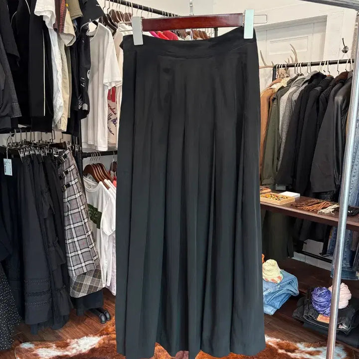 [BUNJANG] Japanese Vintage 100% Silk Side Button Midi Skirt / 일본빈티지 사이드 버튼 실크 100 미디 스커트