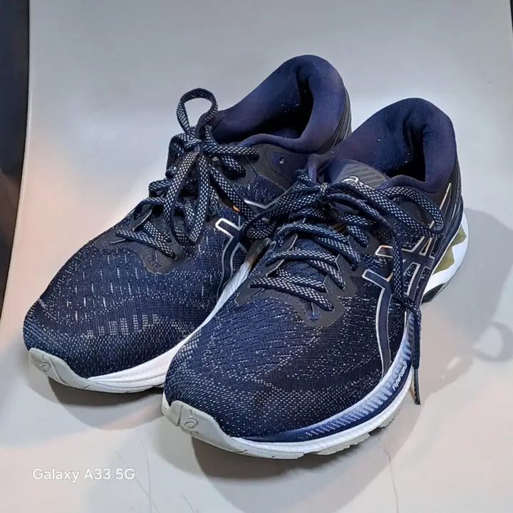 [BUNJANG] Asics Gel-Kayano 27 Navy 275mm Running Shoes / 아식스 젤 카야노 27 네이비 275mm