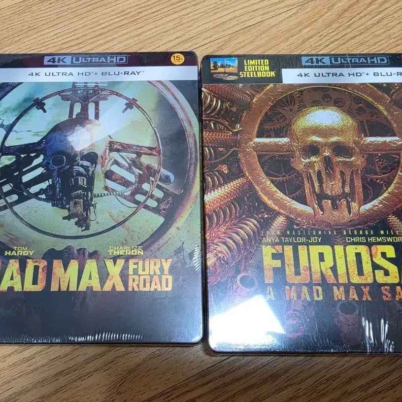[BUNJANG] Mad Max: Fury Road 4K UHD Blu-ray Steelbook Bundle Set (Sealed) / 미개봉)매드맥스 4K 분노의도로 퓨리오사 블루레이 스틸북 일괄판매