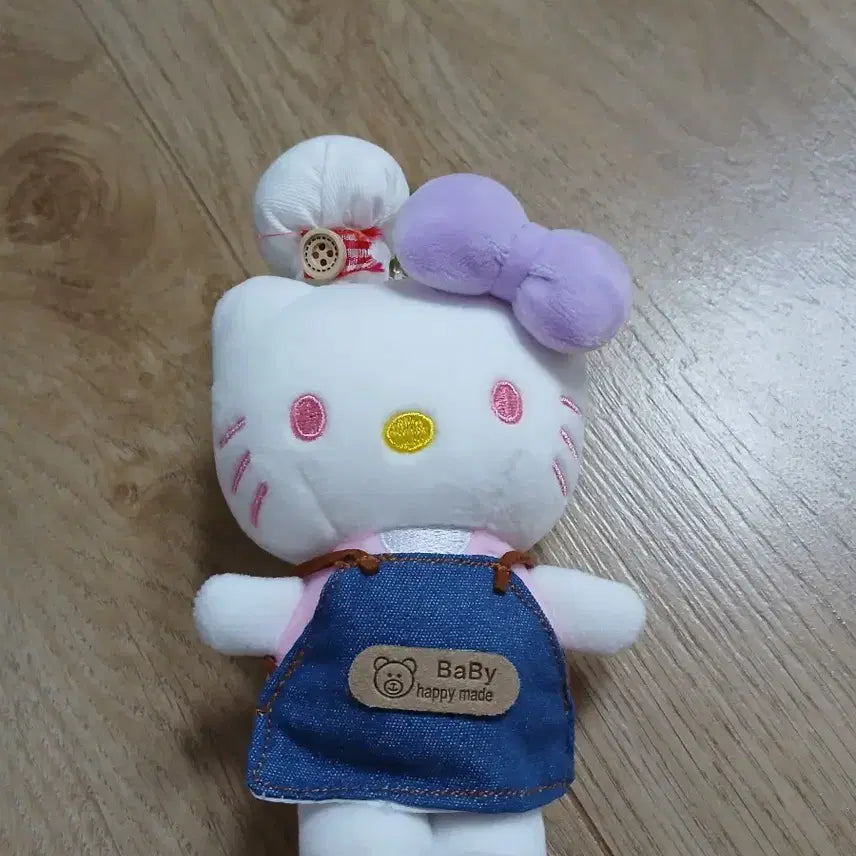 [BUNJANG] Hello Kitty Chef Plush Keychain / 헬로키티 봉제인형 인형 키링
