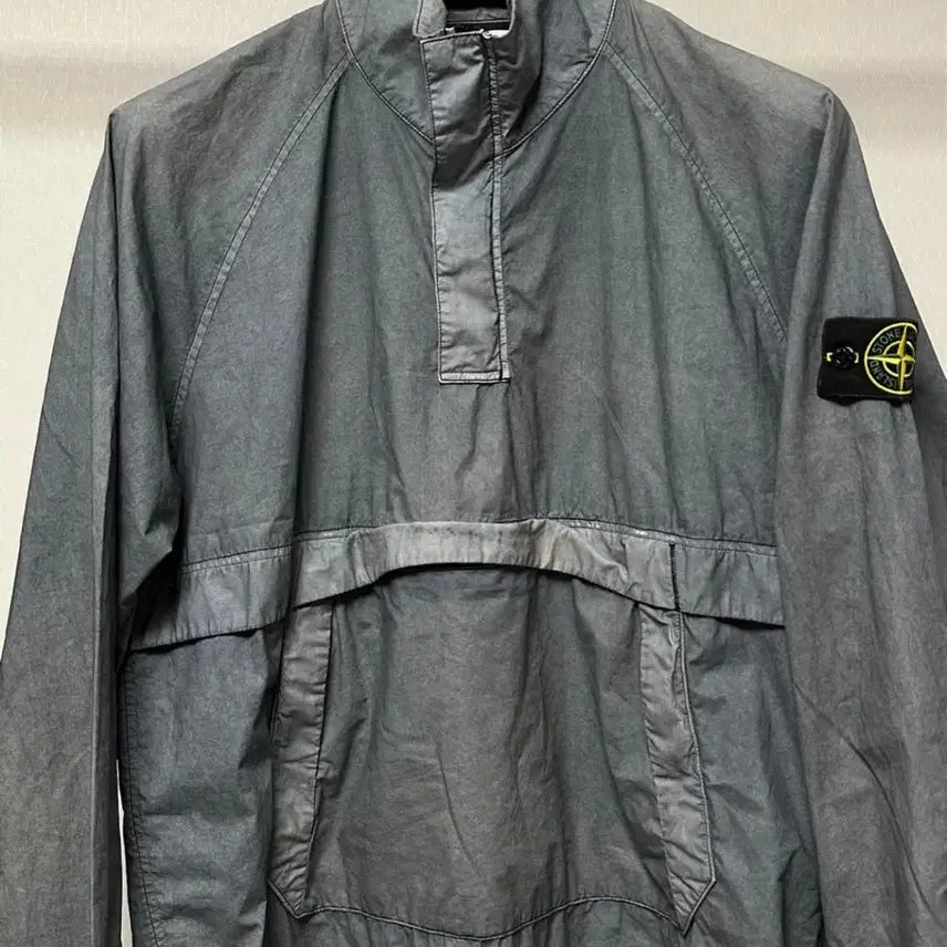 [BUNJANG] Stone Island Resin Poplin Anorak Jacket L / 스톤아일랜드 레진포플린 아노락 자켓 L(105) 국내판