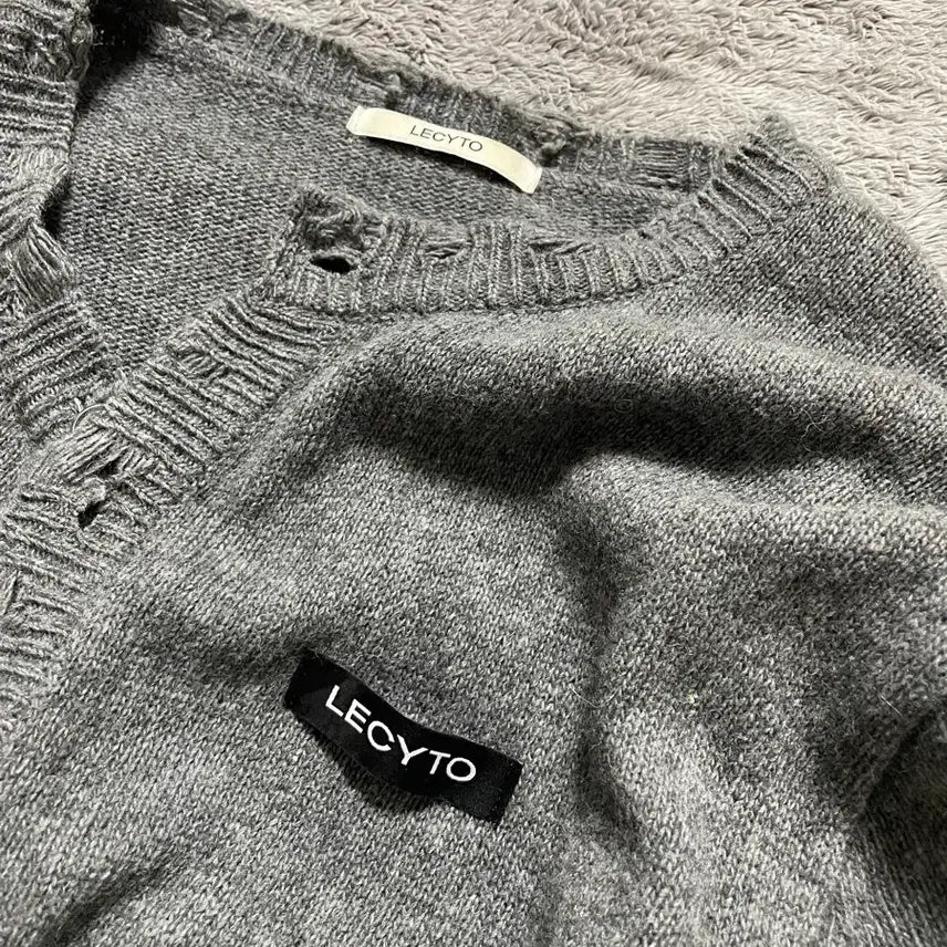 [SOLD OUT] 레씨토 리스트로이드 가디건 차콜