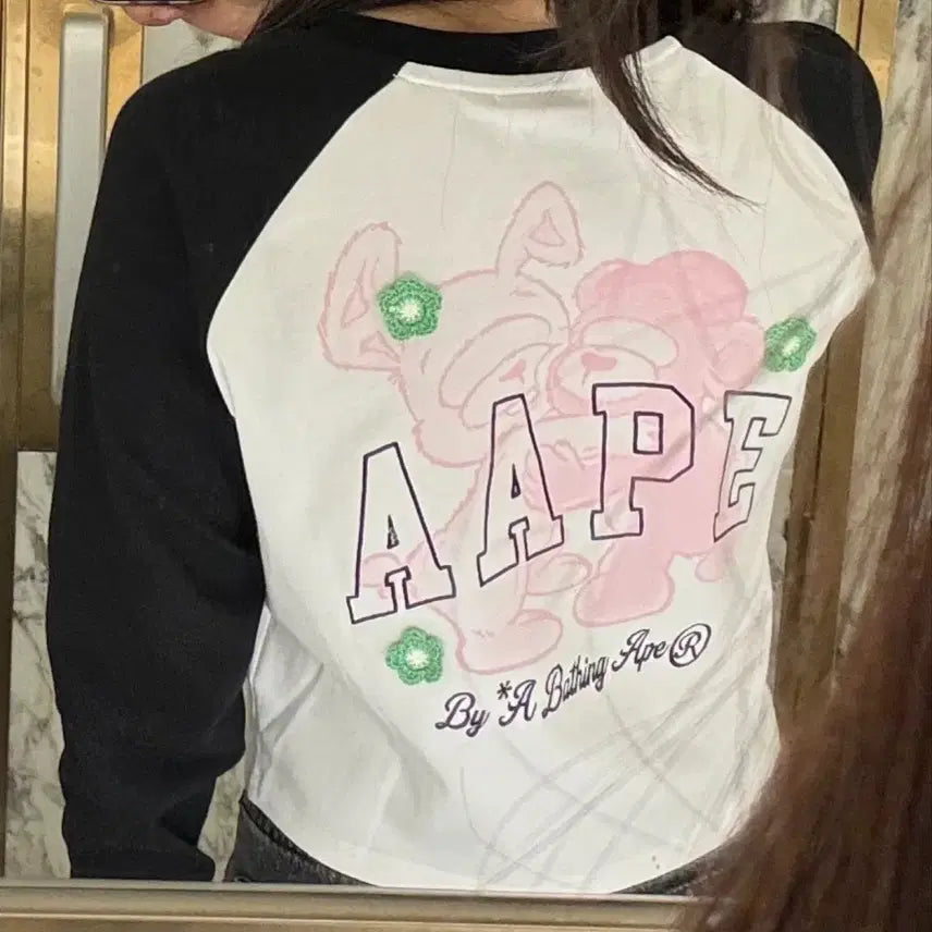 [BUNJANG] Aape by BAPE Long Sleeve T-Shirt / 베이프 롱 슬리브 티셔츠 aape bape sleeve