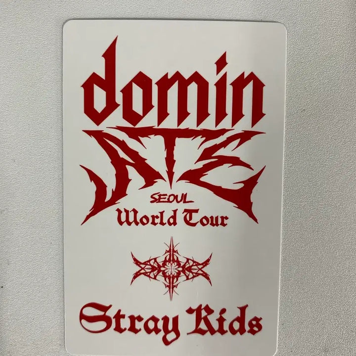 [BUNJANG] Stray Kids World Tour Photocard / 스트레이키즈 domin 월드투어 포카