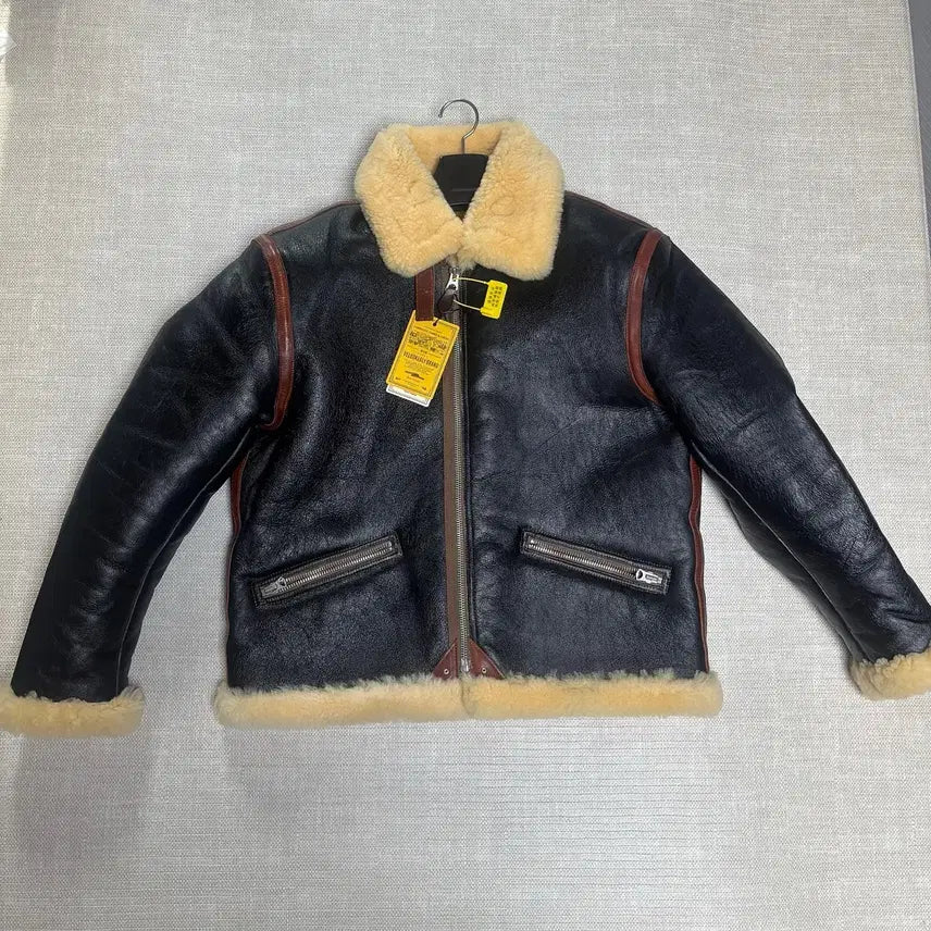 [BUNJANG] VELUOKLDLY D1 Faux Shearling Jacket / VELUOKLDLY D1 무스탕 2xl사이즈(105)
