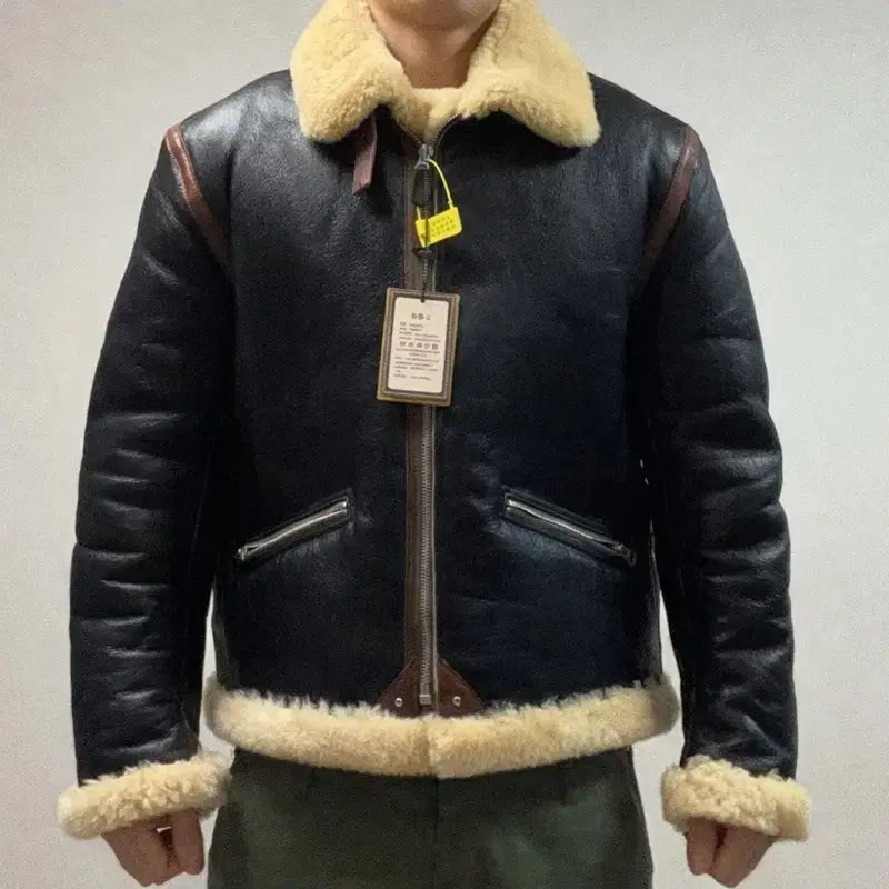 [BUNJANG] VELUOKLDLY D1 Faux Shearling Jacket / VELUOKLDLY D1 무스탕 2xl사이즈(105)