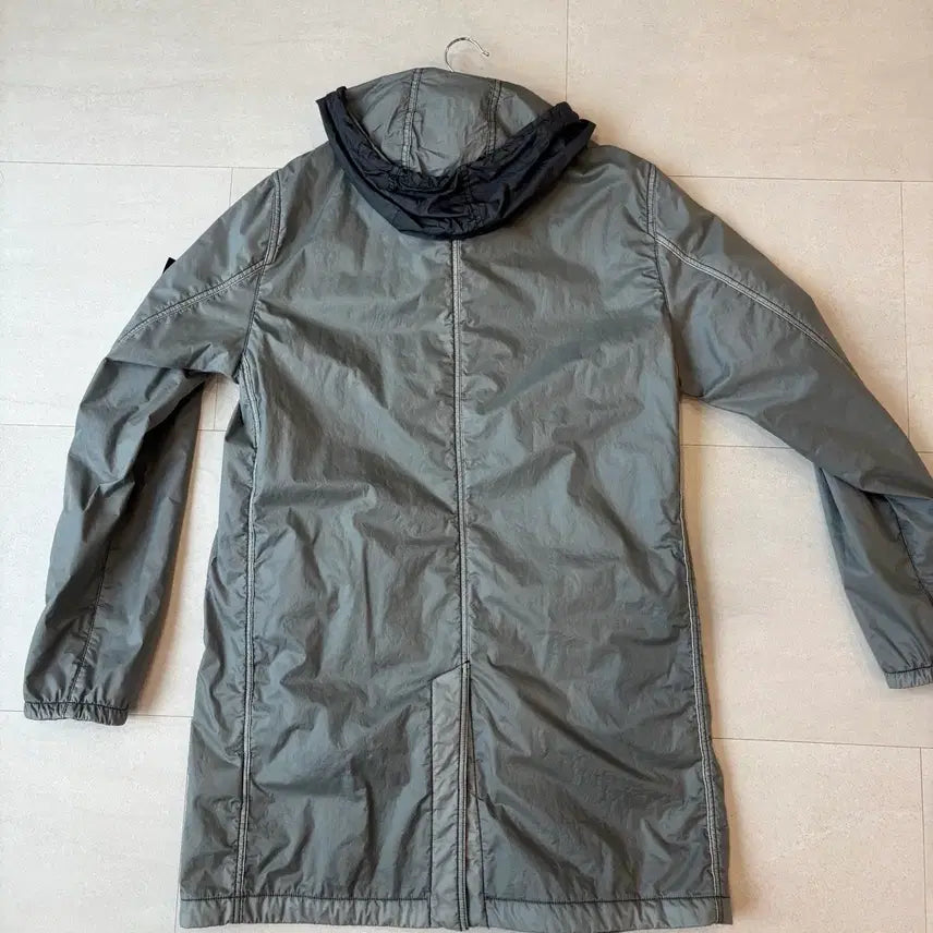 [BUNJANG] Stone Island Lamy Flock Long Jacket / 백화점판) 스톤아일랜드 라미플록 롱자켓 L