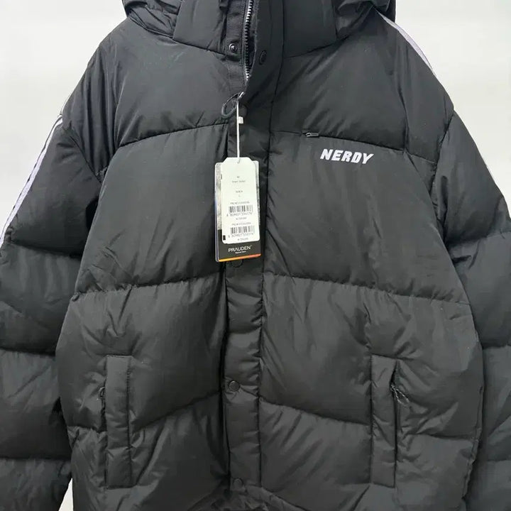 [BUNJANG] NERDY NY Down Jacket Black (L) / 널디(NERDY) 엔와이 다운자켓 블랙 패딩 (L)