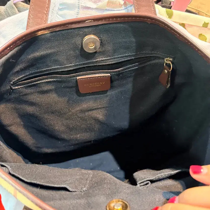 [BUNJANG] Burberry Check Tote Bag / 버버리 체크 토트백 가방