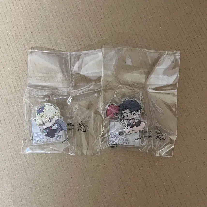 [BUNJANG] Rezin Abak Signature Mini Acrylic Stand Backlight / 레진 아밝 시그 미니 아크릴 스탠드 백라이트 재물남편 2종