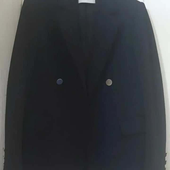 [BUNJANG] Sandro Black Double-Breasted Jacket / 산드로 블랙 더블 자켓