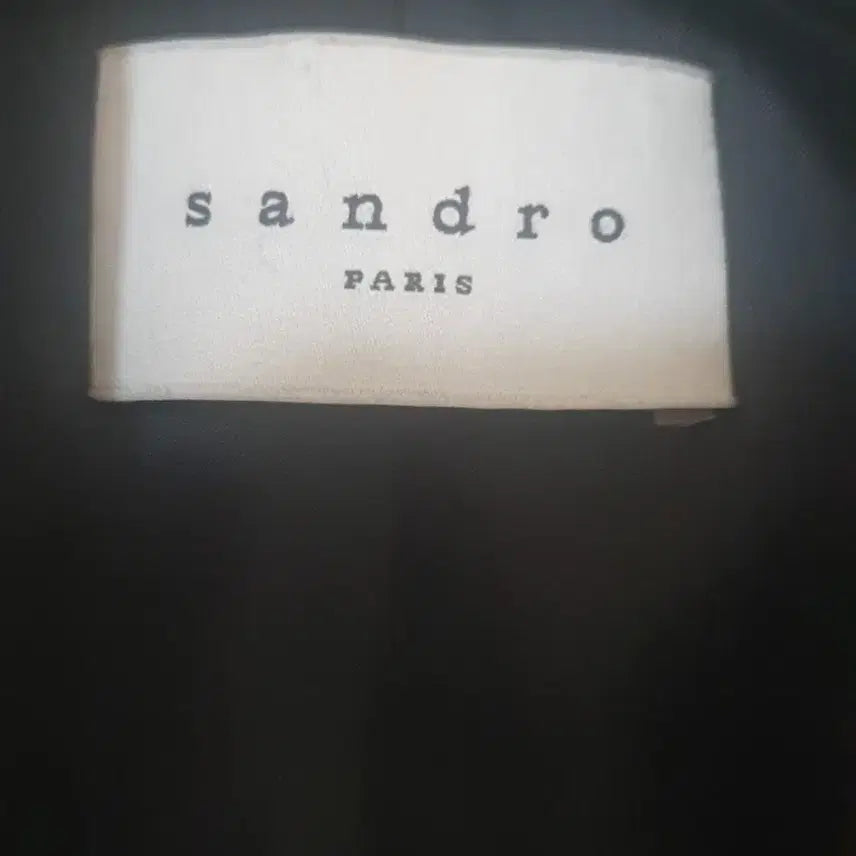 [BUNJANG] Sandro Black Double-Breasted Jacket / 산드로 블랙 더블 자켓