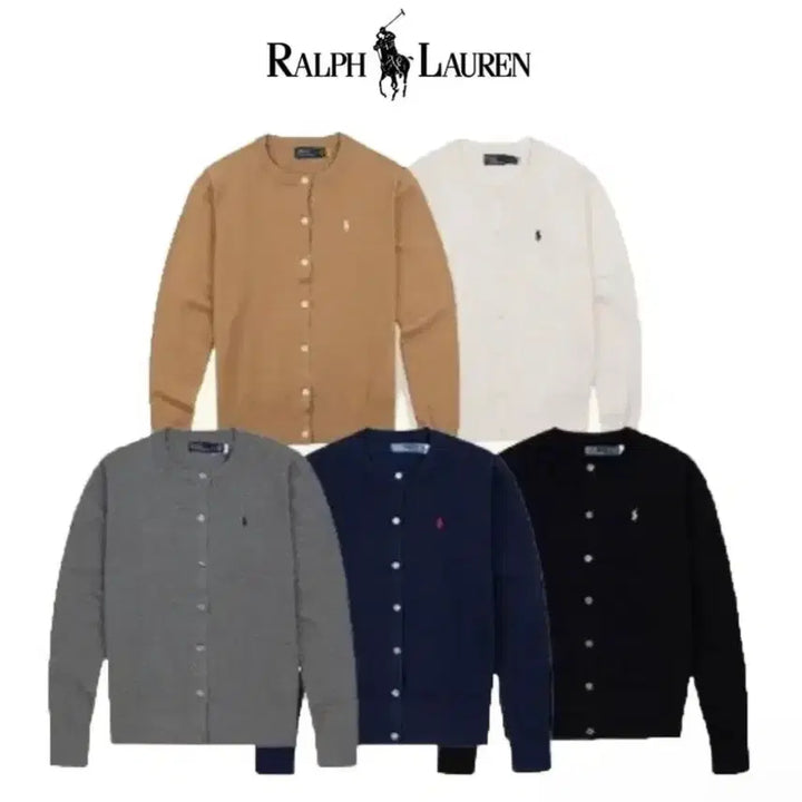 [BUNJANG] Polo Ralph Lauren Roundneck Cotton Cardigan / (새상품) 폴로 라운드넥 코튼 브렌디 가디건