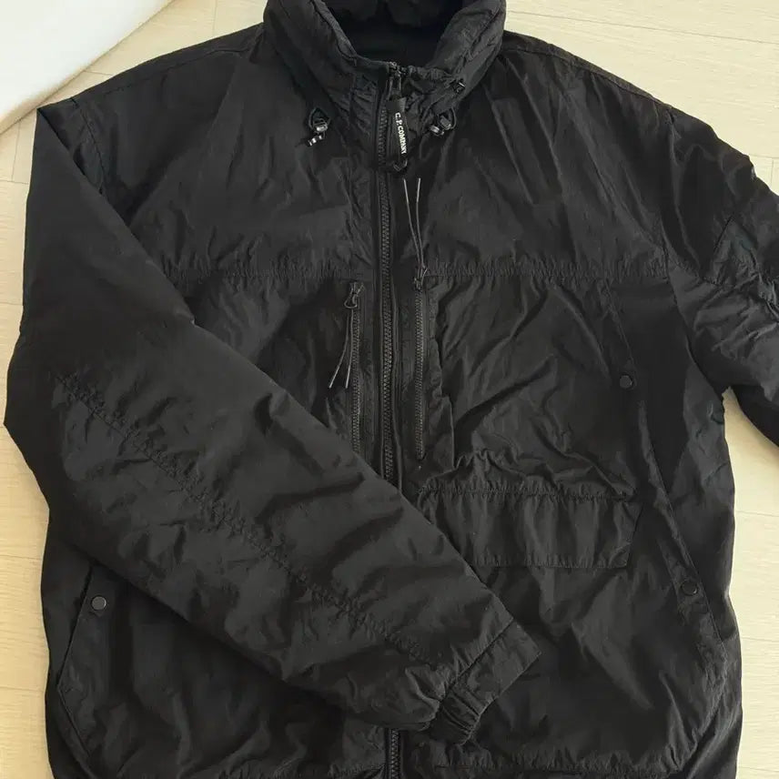 [BUNJANG] CP Company Chrome-R Garment Dyed Jacket Black L / CP컴퍼니 Chrome-R 가먼트다잉 자켓 블랙 L(100)
