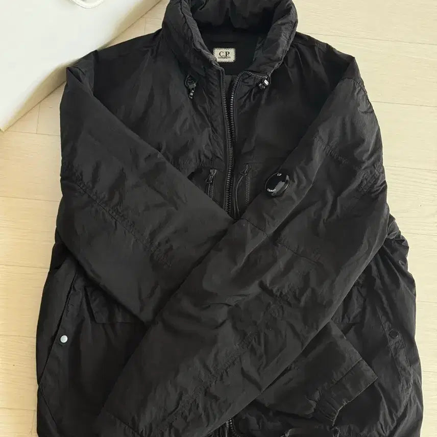 [BUNJANG] CP Company Chrome-R Garment Dyed Jacket Black L / CP컴퍼니 Chrome-R 가먼트다잉 자켓 블랙 L(100)
