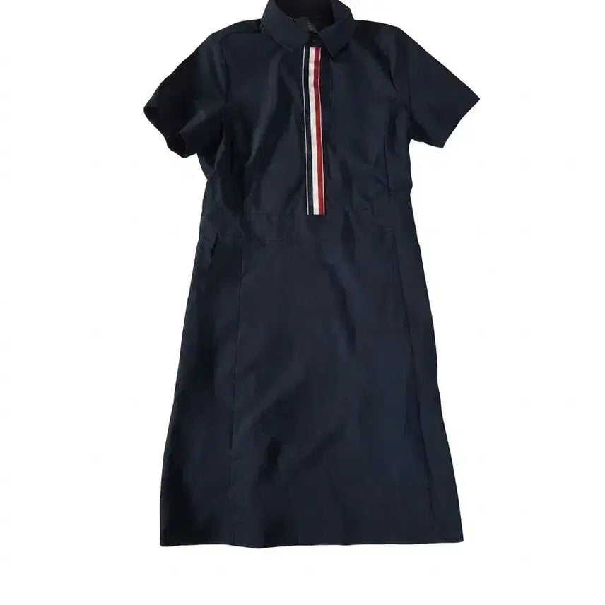 [SOLD OUT] 레노마 네이비 반팔 원피스