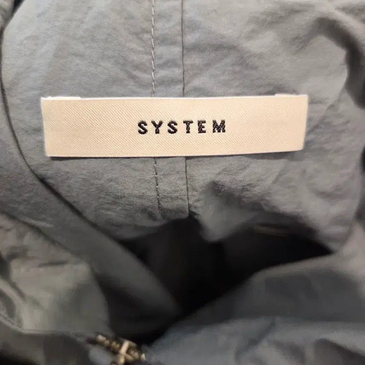 [SOLD OUT] SYSTEM 후드 집업 블루종 자켓