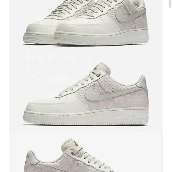 [BUNJANG] Nike Air Force 1 Low LV8 Snake Skin Metallic Gold / 나이키 에어포스1 로우 LV8 스네이크 스킨 세일 메탈릭 골드 260 (