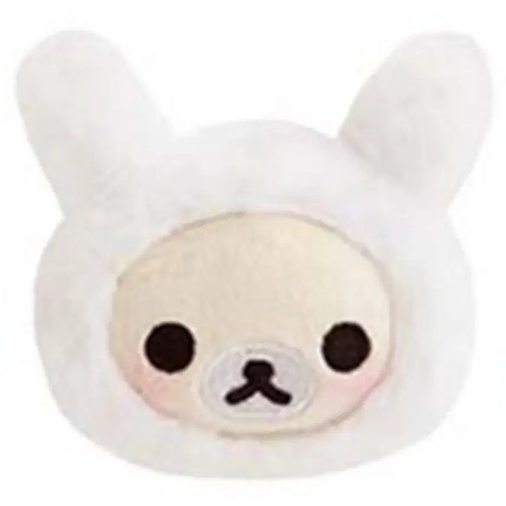 [BUNJANG] Korilakkuma White Usagi Badge / 현물 코리락쿠마 가득 시리즈 흰색 우사기 뱃지 화이트 토끼