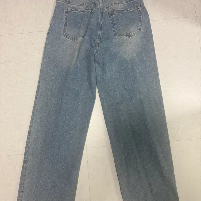 [BUNJANG] Musinsa Standard Extra Wide Denim Pants Light Indigo Size 29 / 무탠다드 엑스트라 와이드 데님 팬츠 라이트 인디고 29사이즈