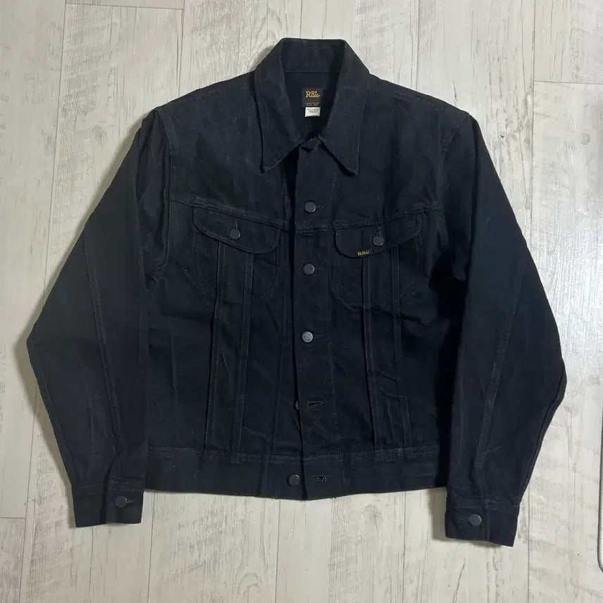 [BUNJANG] RRL Lot 271 Black Denim Jacket (Made in Mexico, Old Model) / RRL LOT 271 블랙 데님 자켓 멕시코산 구형 M