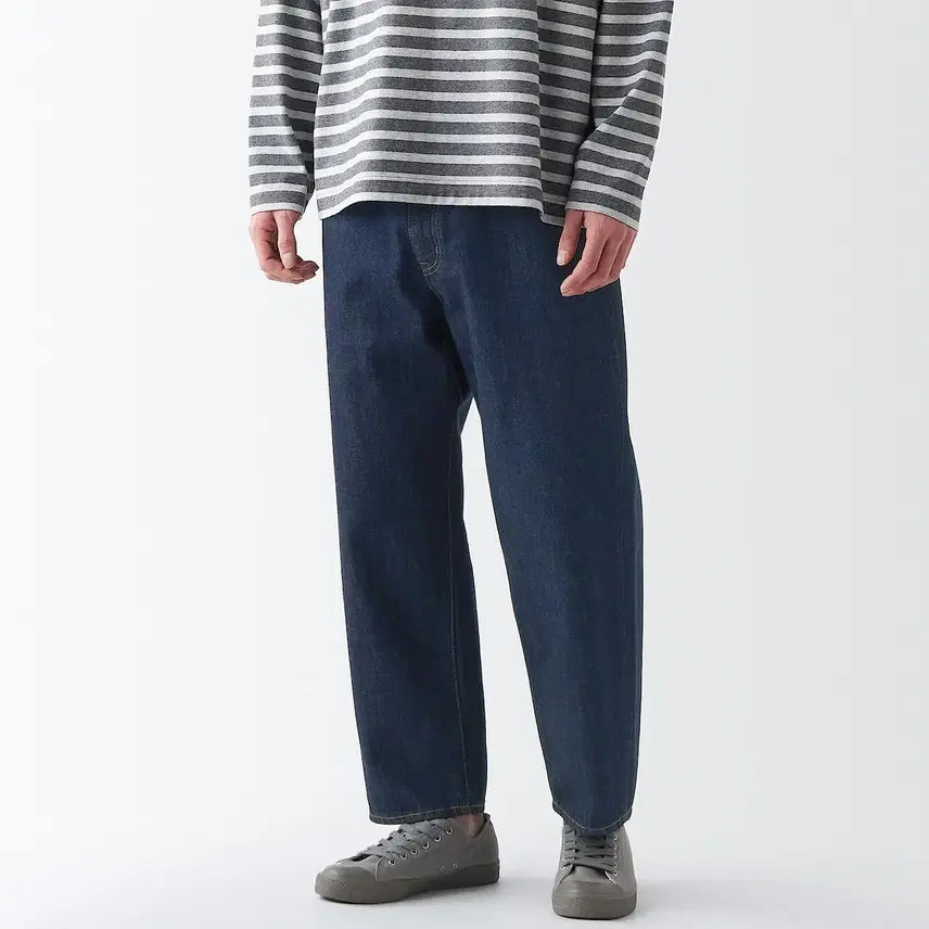 [BUNJANG] Muji LABO Wide Denim Jeans (Size 31-32) / [31~32] 무인양품 LABO 와이드진 데님 청바지