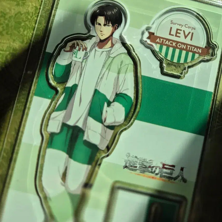 [BUNJANG] Attack on Titan Levi Roomwear Pajama Acrylic Stand (Sealed) / 미개봉)진격의 거인 리바이 룸웨어 파자마 아크릴 스탠드