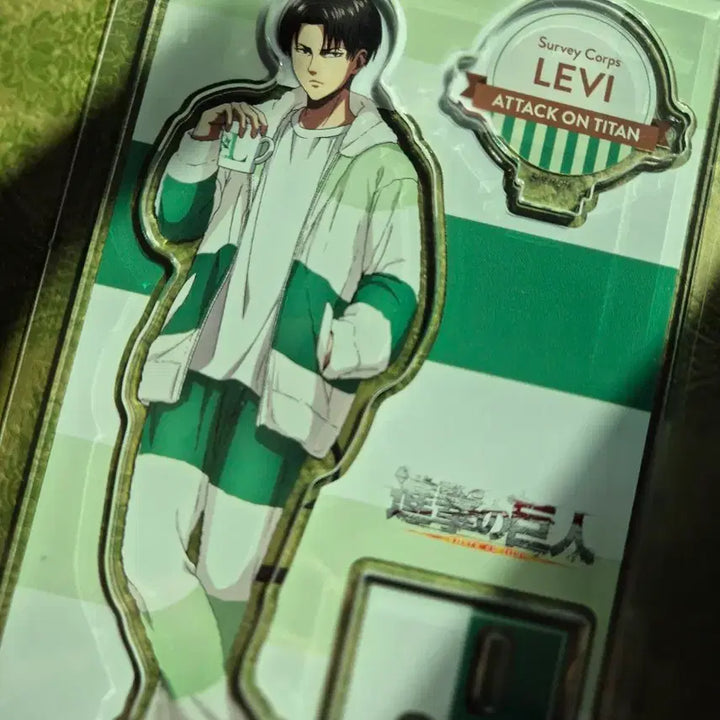 [BUNJANG] Attack on Titan Levi Roomwear Pajama Acrylic Stand (Sealed) / 미개봉)진격의 거인 리바이 룸웨어 파자마 아크릴 스탠드