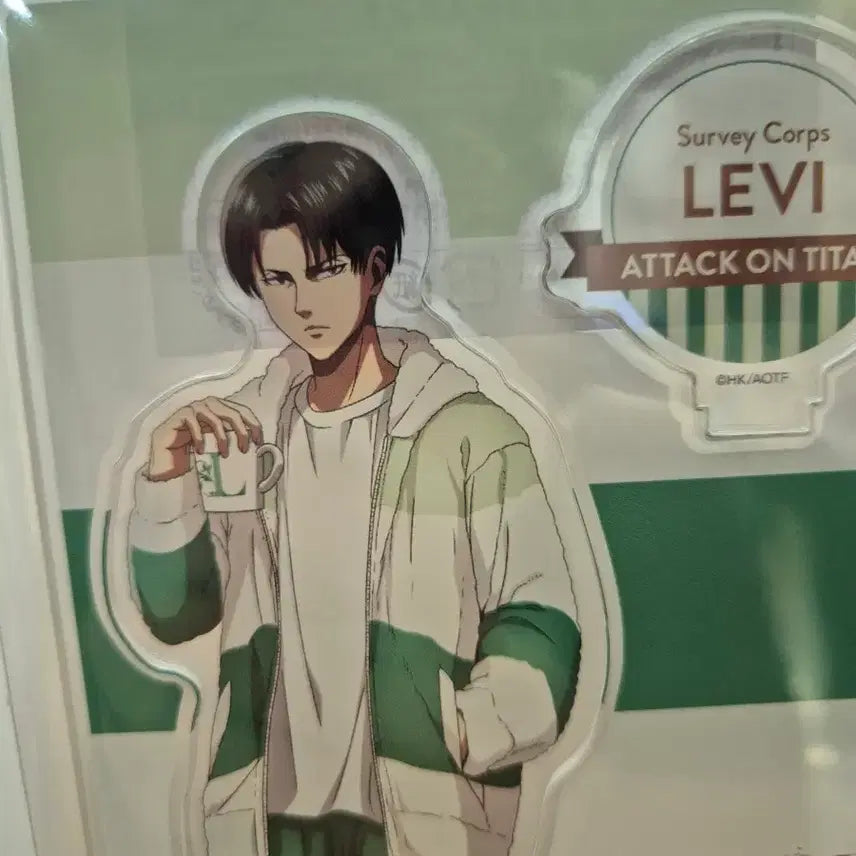 [BUNJANG] Attack on Titan Levi Roomwear Pajama Acrylic Stand (Sealed) / 미개봉)진격의 거인 리바이 룸웨어 파자마 아크릴 스탠드