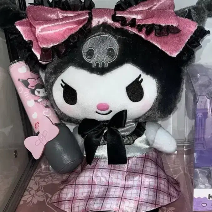 [BUNJANG] Sanrio Kuromi Pink Goth Look Doll / 산리오 쿠로미 핑크 고스룩 인형