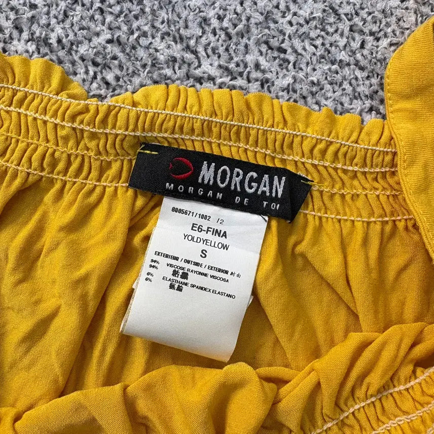 [BUNJANG] S Morgan Off-Shoulder Tank Top Blouse / S 모건 오프숄더 나시 블라우스0416J