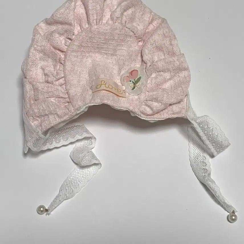 [BUNJANG] 20cm Doll Outfit Pink Lace Set / 새상품 20cm 솜의상 핑크 레이스