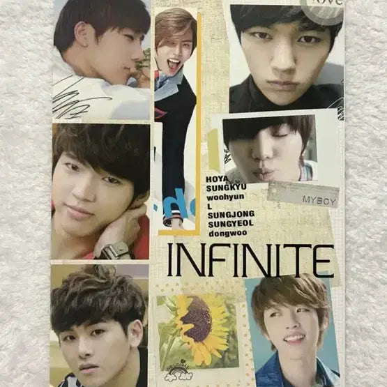 [BUNJANG] Infinite Elite Uniform Photobook Coated Coaster Set / 인피니트 공책, 코팅 책받침, 엘리트 교복 화보 사진
