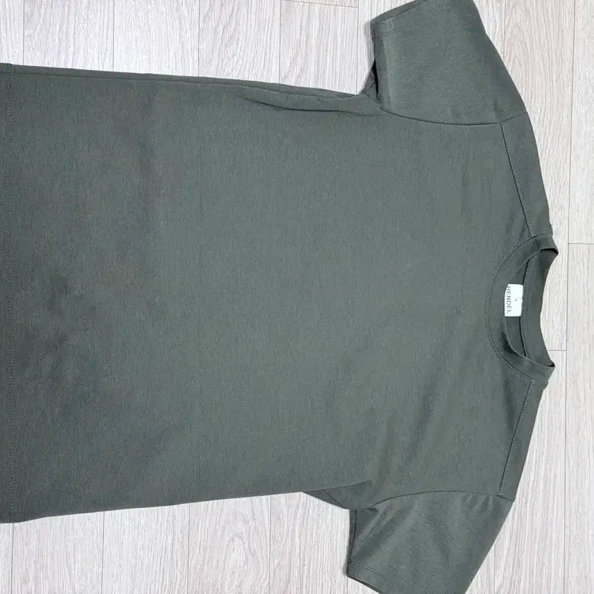 [BUNJANG] HENDEL Khaki Short-Sleeve T-Shirt / 헨델 HENDEL 반팔 티셔츠 카키