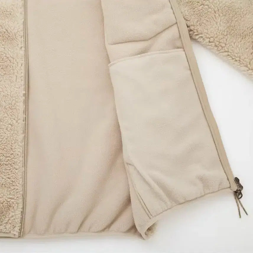 [BUNJANG] Uniqlo Fleece Jacket Beige L / 유니클로 방풍 보아 플리스 자켓 후리스 베이지 L 341-429188
