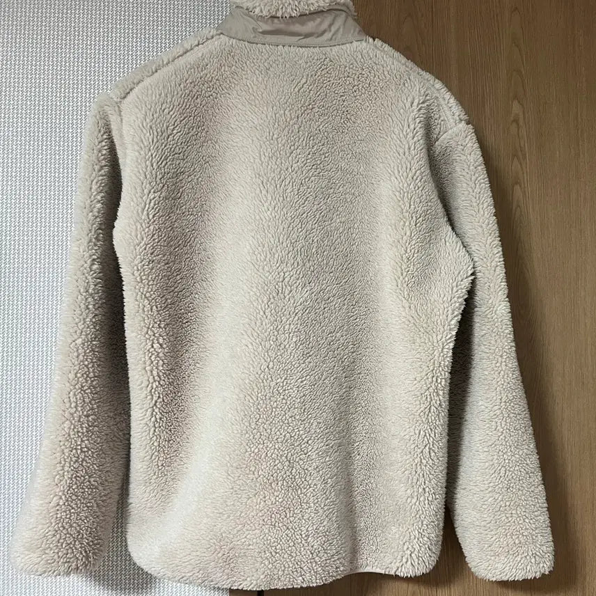 [BUNJANG] Uniqlo Fleece Jacket Beige L / 유니클로 방풍 보아 플리스 자켓 후리스 베이지 L 341-429188