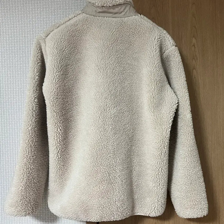 [BUNJANG] Uniqlo Fleece Jacket Beige L / 유니클로 방풍 보아 플리스 자켓 후리스 베이지 L 341-429188