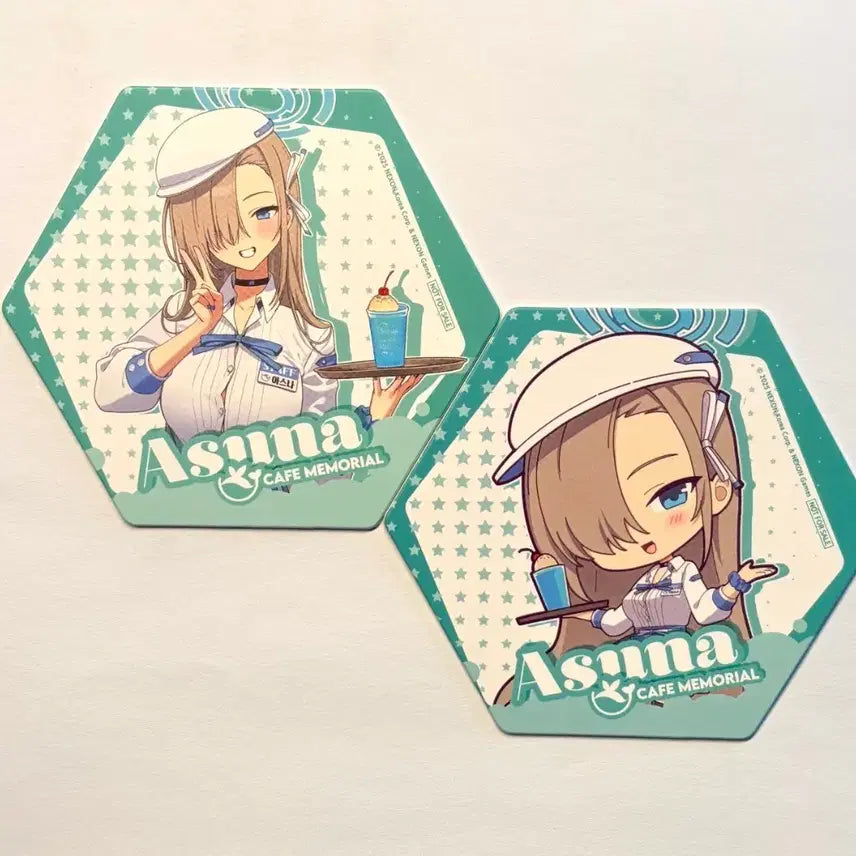 [BUNJANG] Blue Archive Asuna Cafe Memorial Coaster / 블루 아카이브 아스나 카페 메모리얼 코스터