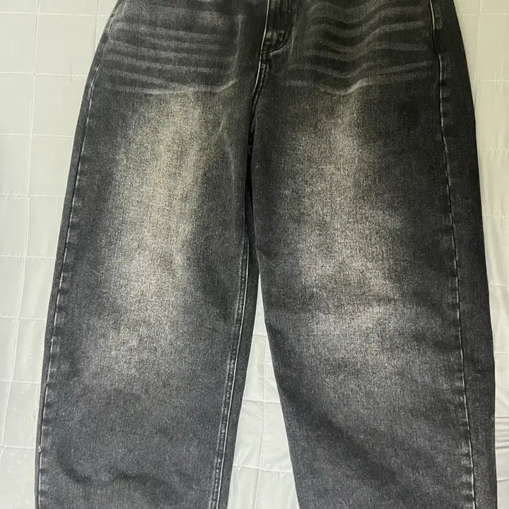 [BUNJANG] L Anothercode Lizard Denim Pants (Black) / L 어널러코드 리자드 데님팬츠 흑청