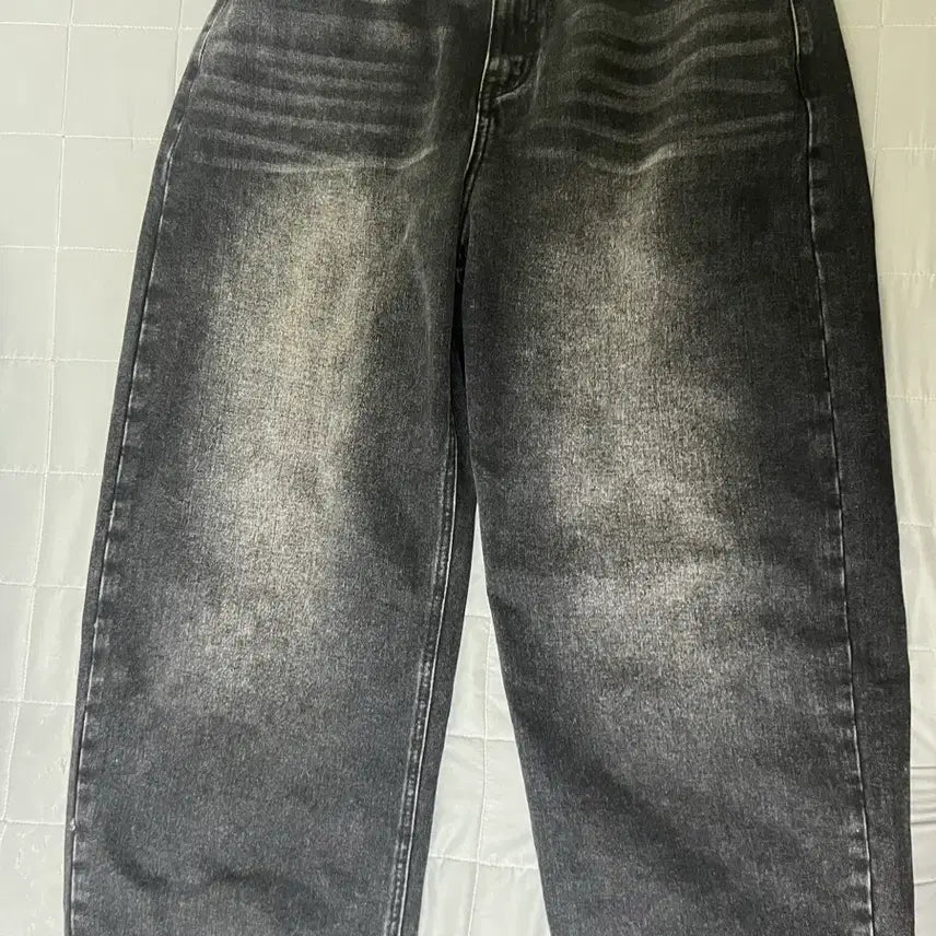 [BUNJANG] L Anothercode Lizard Denim Pants (Black) / L 어널러코드 리자드 데님팬츠 흑청