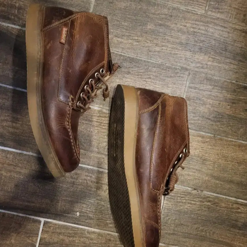 [BUNJANG] Timberland Leather Brown Boots US8 / 팀버랜드  가죽 브라운 부츠us8
