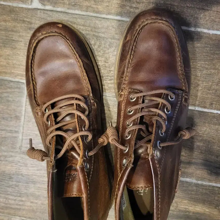 [BUNJANG] Timberland Leather Brown Boots US8 / 팀버랜드  가죽 브라운 부츠us8